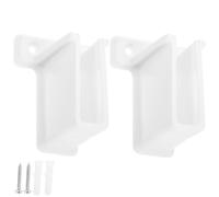 2 Pcs Staffe Per Scaffali in Filo Metallico Staffa Palo Dell'armadio