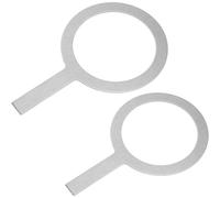 2 Pcs Stainless Steel Ring for Milk Tea Cups Utensili Per Cucina Da