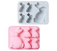 2 Pcs Stampi Per Cubetti Di Ghiaccio in Silicone Cioccolato Pasquali