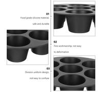 2 Pcs Stampini Muffin Per Dolci Silicone Stampo Da Cottura Della Torta