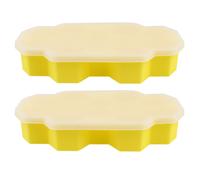 2 Pcs Stampo Cubetti Ghiaccio Formaghiaccio Silicone Coperchio Stampi