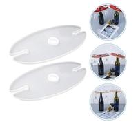 2 Pcs Stampo in Silicone Per Resina Formine Vassoio Stampi Unici