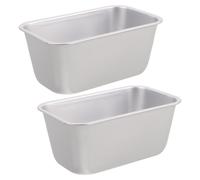 2 Pcs Stampo Pane Teglia Per Torte Rettangolare Torta Di Natale Cake Pops