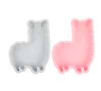 2 Pcs Stampo Per Budino Forma Coniglio Dolci Fatti Casa Torta Vassoio Silicone