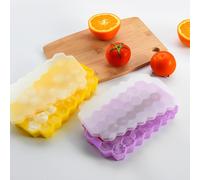 2 Pcs Stampo Per Cubetti Di Ghiaccio Uso Domestico Bar Silicone Vassoio