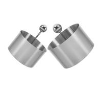 2 Pcs Stampo Per Hamburger Macchina Accessori Piastre Pressa Panini