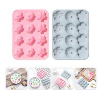 2 Pcs Stampo Silicone Fiore Fiori Stampi Per Cioccolato in Biscotti