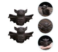 2 Pcs Statua Del Pipistrello Decorazione Tè Kung Fu Ornamento Di