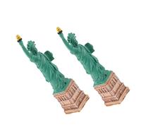 2 Pcs Statua Della Libertà Figurine Per Decorazione Casa