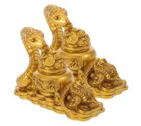 2 Pcs Statua Di Resina Serpente Decorazioni Per La Casa Del Festival Primavera