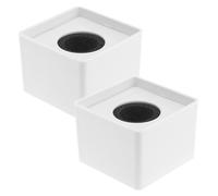 2 Pcs Stazione Di Bandiera Microfonica Flag Microfono Con Logo Del