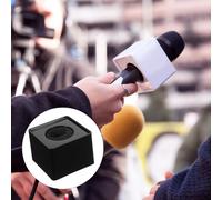 2 Pcs Stazione Di Bandiera Microfonica Flag Microfono Con Logo Del