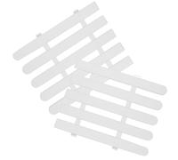 2 Pcs Steccato in Plastica Per Giardino Staccionata Recinzione Del Paesaggio