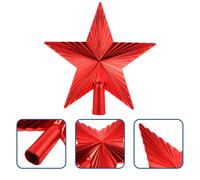 2 Pcs Stella Albero Di Natale Puntale Per Pentagramma Decorazione Dell'albero