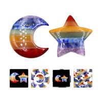 2 Pcs Stella Di Pietra Naturale Ornamento Dell'arredamento Della Casa