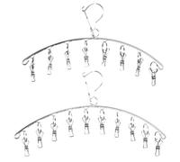 2 Pcs Stendino Che Asciuga Appendino Per Calzini Grucce Asciugare Sospeso