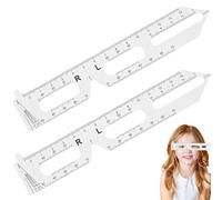 2 pcs strumento di misurazione della distanza pupillare, righello a distanza pupillare da 5,9 pollici Clear Segnaring Data Marking Pd Ruler per gli ospedali Store di negozi ottici