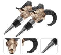 2 Pcs Sughero Tappo Di Chiusura Per Bottiglia Vino Coperini Rosso