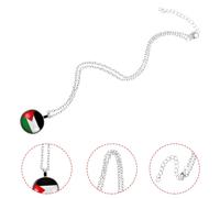2 Pcs Support Awareness for Cultural Events Collana Decorativa Pendente