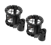 2 Pcs Supporto Antiurto Antivibrazione Morsetto Per Microfono Del