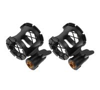 2 Pcs Supporto Antivibrante Per Microfono Reggi Con Antiurto Staffa