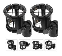 2 Pcs Supporto Antivibrazione Microfono Porta Staffa Per Supporti