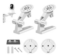 2 PCS Supporto da Parete per Telecamera Angolo Regolabile Staffa di Montaggio a Parete Compatibile con Telecamera Della TP-LINK IPC40/42/62C/C225/C200/C210/C220/Tc70/C211