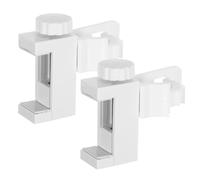 2 Pcs Supporto Per Bastone Ganci Bastoni Tende Staffe Canna Regolabili