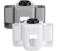 2 Pcs Supporto Per Dentifricio Dosatore Porta Organizer Da Parete Bagno