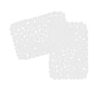 2 pcs svuotare il lavandino del lavandino drenante del lavandino tappetino in