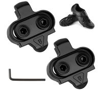2 PCS Tacchetti per Bici Compatibili, Tacchetti Bici con Piastre Antiscivolo in Acciaio, Sgancio Rapido, per Scarpe Mtb, Ciclismo Indoor e Pedali Bici da Corsa, Set di Tacchetti Unisex per Pedale