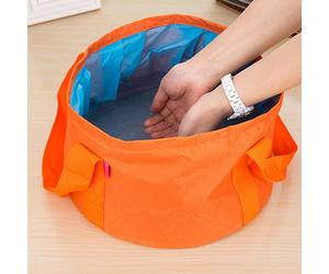 2 Pcs Tanica Acqua Campeggio Basino Di Lavaggio Vegetale Secchio Per Biancheria