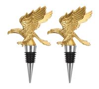 2 Pcs Tappabottiglie Tappo Per Vino Metallo Bottiglia Stoppers Di Unici