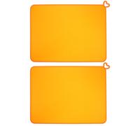 2 Pcs Tappetino Per Scrivania Tappeto Silicone Pittura Cuscinetto Antiscivolo