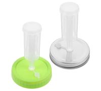2 PCS Tappo Di Sfiato Per Fermentazione Mason Coperchi Barattoli Fermento