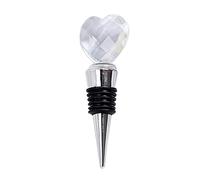 2 PCS Tappo Di Vino Cristallo Forma Cuore Tappi Per Bottiglie Bottiglia