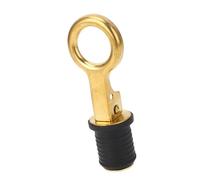 2 PCS Tappo per la Vite della Vite della Barca per Scarico di Compressione, in Gomma in Ottone, Dimensioni di Ossidazione, Yacht Marino con Sigillatura per Il Traghetto per Pesca
