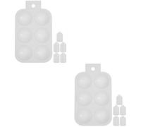 2 PCS Tavolozza Pittura Olio Di Per Mescolare Vernice Vassoio Acquerelli