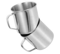 2 Pcs Tazza Da Falò Caffè Viaggio Di Latte Macchiato Coppa Per Colazione