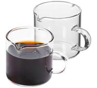 2 Pcs Tazzina Caffe Bicchierini Tazza Da Caffè Trasparente