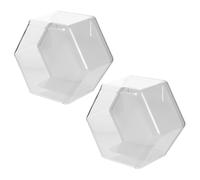 2 Pcs Teca Espositiva Da Parete Espositore Action Figure Vetrina