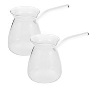 2 Pcs Teiera Da Fornello Scalda Latte Caffettiera Turca Bollitore Di Tè Retrò