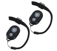 2 Pcs Telecomando Bluetooth per Selfie,con Cinturino da Polso,Telecomando Senza Fili per Foto e Video,Telecomando Bluetooth Wireless per Smartphone,Remote Control Bluetooth per Smartphone
