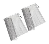 2 Pcs Tende Parascintille Per Caminetti Schermi Rete Cortina Di Mesh