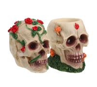 2 Pcs Teschi in Miniatura Skull Divertente Decorazioni Per La Casa Horror