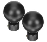 2 Pcs Testa Decorativa Per Asta Tende Terminali Del Palo Della Di Metallo