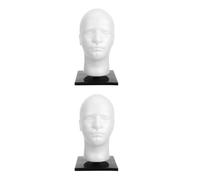 2 PCS Testa Della Parrucca in Schiuma Teste Di Per Parrucche