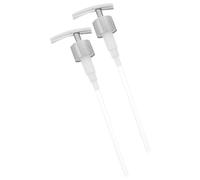 2 Pcs Testa Della Pompa Liquido Distributore Bagno in Acciaio Inossidabile