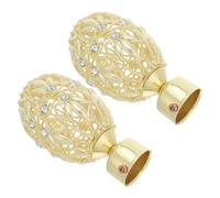 2 Pcs Testa Di Asta Romana Tappi Terminali Per Bastoni Tende Aste