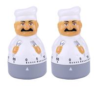 2 Pcs Timer Cucina Manuale Dello Chef Novità Da Con Circolare Meccanico